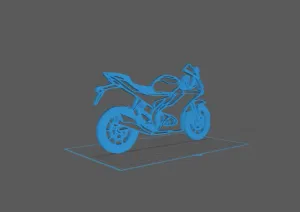 Yamaha - YZF 125 Wall Art