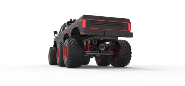Diecast Monster Truck 6x6 concept Scale 1:25 — Фото 15 из 25