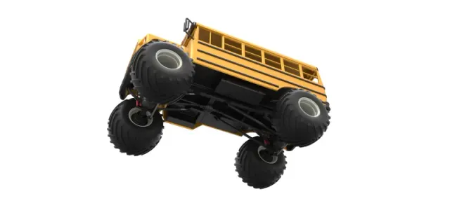 Vintage School bus Monster Truck Scale 1:25 — Фото 3 из 26