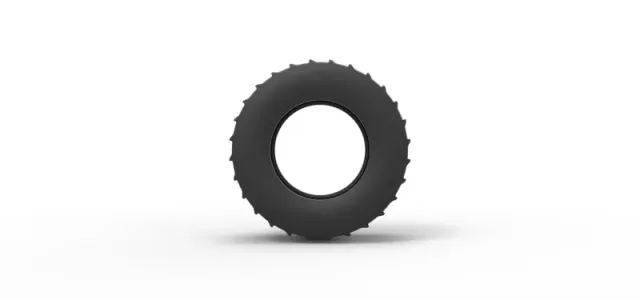 Tire of Vintage Pulling tractor Version 4 Scale 1:25 — Фото 5 из 8