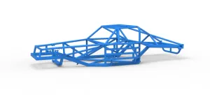 Frame of Vintage Dirt late model Race car Scale 1:25