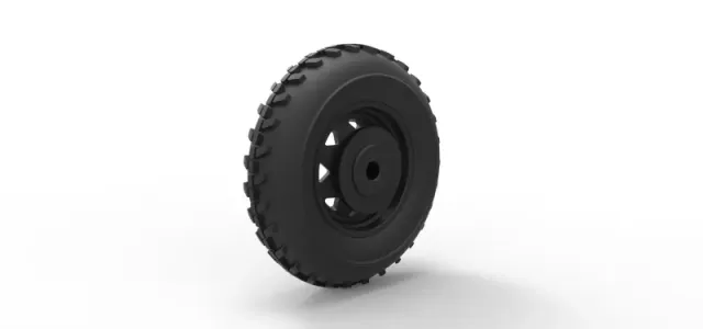 Diecast Front wheel for Dune Buggy 2 — Image 4 of 6