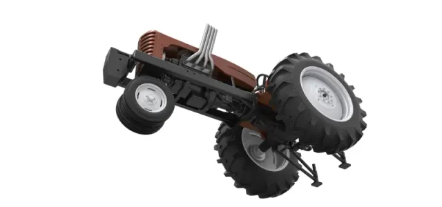 Vintage Small block Pulling tractor Version 4 Scale 1:25 — Фото 3 из 30