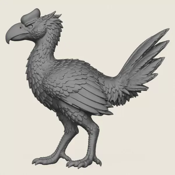 Dinosaur Bird Print Ready 3D Model — Фото 3 из 6