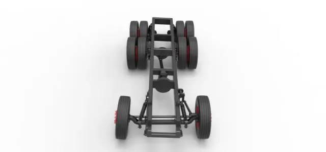Chassis of Vintage GATR Racing Semi truck Scale 1:25 — Фото 6 из 23