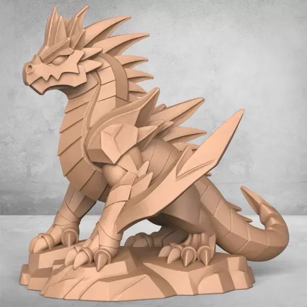 Medieval Dragon Warrior Statue — Фото 4 из 6