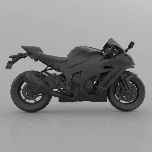 Rev Up Your Collection with the Kawasaki Ninja ZX-10R 1000 3D Mo — Фото 7 из 8