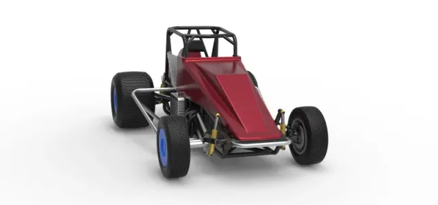 Vintage Dirt Silver Crown Car Scale 1:25 — Image 26 of 30