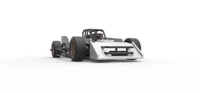 Small Block Supermodified race car Scale 1:25 — Image 27 of 31