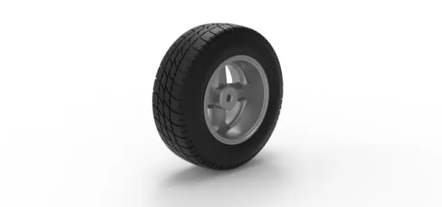 Rear wheel of BriSCA Formula 2 Stock Car Scale 1:25 — Фото 9 из 12