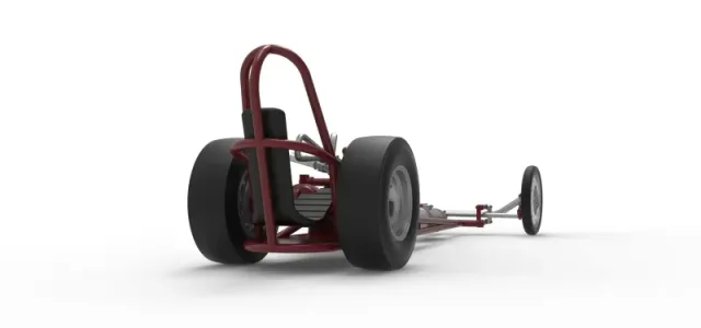 Vintage Front engine dragster Base Version 6 Scale 1:25 — Image 19 of 30