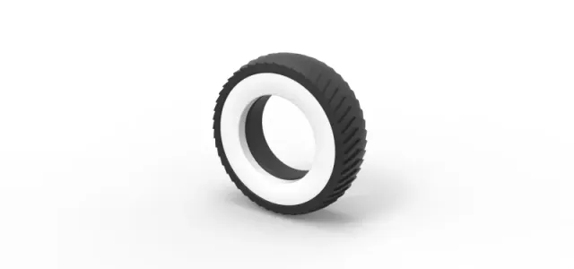 Diecast pulling tractor Whitewall rear tire 2 Scale 1:25 — Image 7 of 12