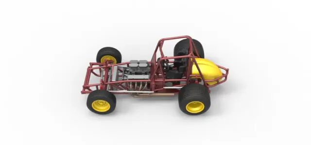 Vintage Sprint car Base Scale 1:25 — Фото 10 из 30