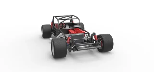 Vintage Asphalt Modified stock car Base V5 Scale 1:25 — Фото 23 из 27