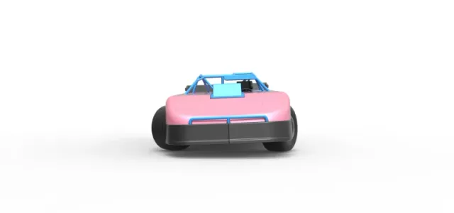 New Zealand Super Saloon race car while turning V2 Scale 1:25 — Фото 7 из 31