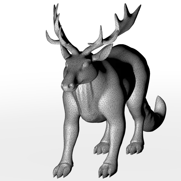 Turquoise Forest Guardian - Fantasy Deer Sculpture — Фото 9 из 9