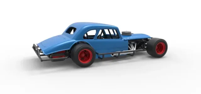 Vintage Asphalt Modified stock car V5 Scale 1:25 — Фото 19 из 26