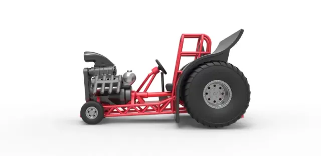 Diecast Mini Rod pulling tractor Scale 1 to 25 — Image 6 of 31