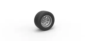 Wheel from Asphalt Modified stock car Version 3 Scale 1:25