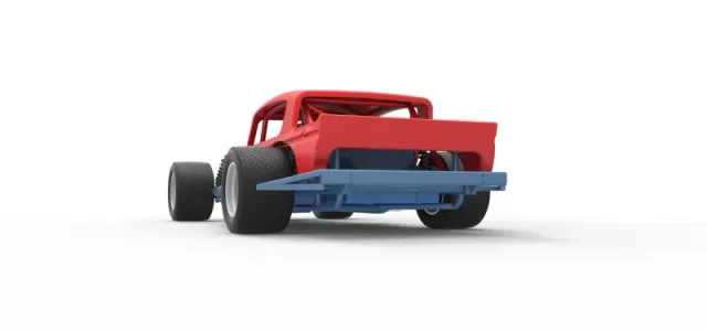 Vintage Asphalt Modified stock car V9 Scale 1:25 — Фото 15 из 29