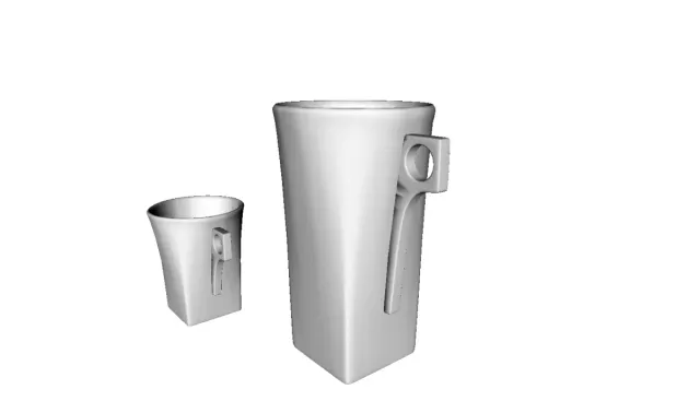 Set for Coffee with Cup and Jug — Фото 4 из 4