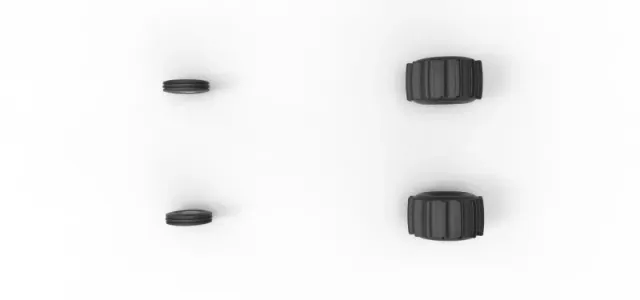 Wheel set of Dirt Dragster Scale 1:25 — Image 7 of 12