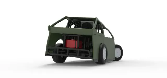 Mod Lite Race car while turning Version 2 Scale 1:25 — Фото 19 из 28