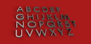 LUZ SANS BOOK font uppercase 3D letters STL file