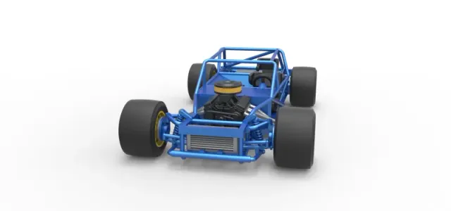 Vintage Asphalt Modified stock car Base Scale 1:25 — Image 5 of 29