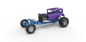 Diecast Mud dragster Hot Rod Scale 1 to 25
