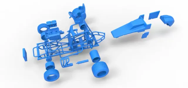 Vintage Sprint car Scale 1:25 — Фото 27 из 30