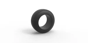 Diecast Dune buggy rear tire 28 Scale 1:25