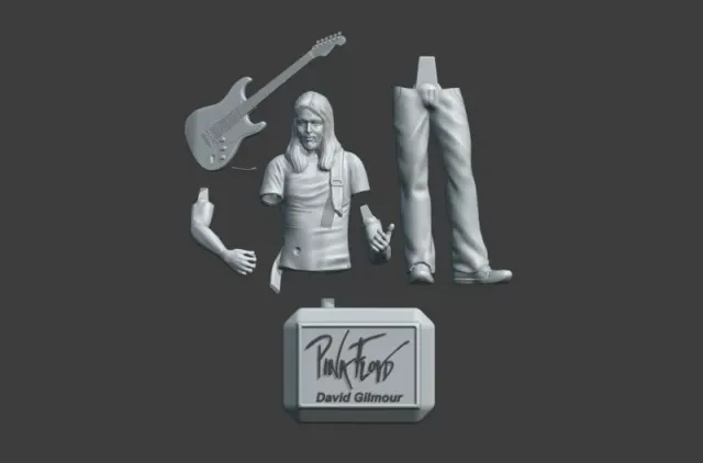 DAVID GILMOUR PINK FLOYD - 3D PRINTING — Фото 3 из 10