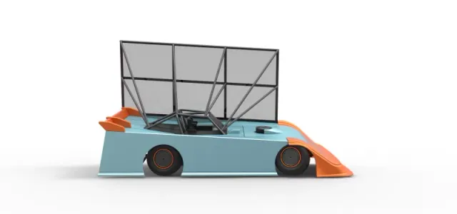 Super Dirt Late model with side wing while turning Scale 1:25 — Image 22 of 31