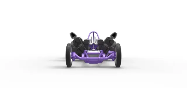 Diecast Front engine old school dragster with 2 V8 Scale 1:25 — Фото 5 из 30