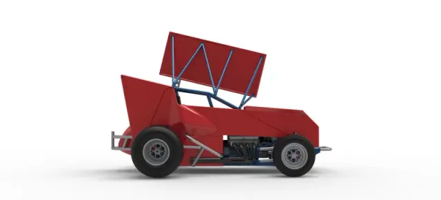 Winged Sprint car Version 2 Scale 1:25 — Фото 22 из 30
