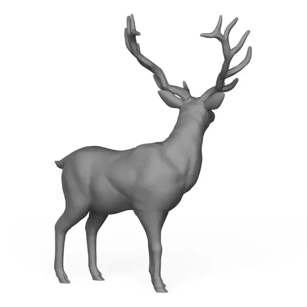 3D Printable Stag Deer Animal — Image 5 of 6