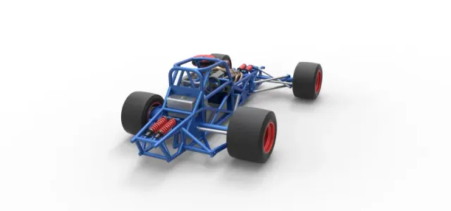 Supermodified front engine race car Base Version 4 Scale 1:25 — Image 18 of 30