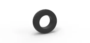 Diecast pulling tractor rear tire 6 Scale 1:25