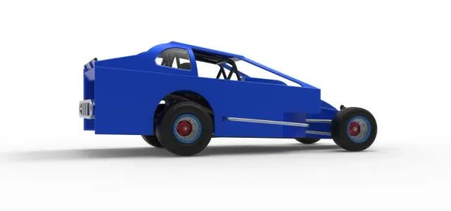 Northeast Dirt Modified stock car Version 2 Scale 1:25 — Фото 21 из 30