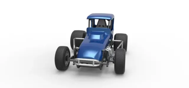 Vintage Sprint car Version 2 Scale 1:25 — Фото 5 из 31