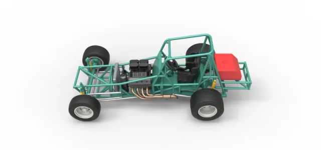 Vintage Northeast Dirt Modified stock car Base Scale 1:25 — Image 10 of 31