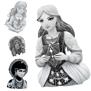 Ethereal Maiden Series - Medieval Fantasy Busts Collection