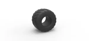 Diecast Monster Jam tire 28 Scale 1:25