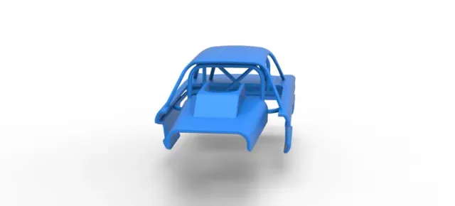 Shell of Vintage Dirt Modified stock car Version 10 Scale 1:25 — Фото 4 из 15