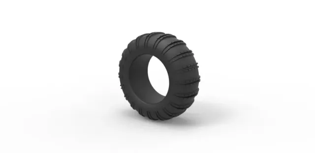 Diecast Dune buggy rear tire 22 Scale 1:25 — Image 7 of 8