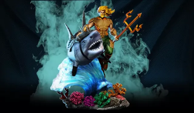 Aquaman and the Great White Shark Mount 3D Model — Фото 5 из 8