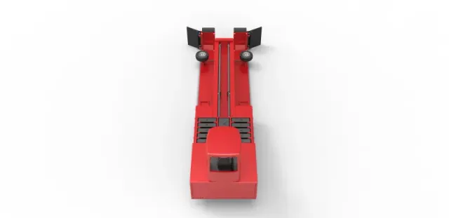 Diecast tractor pulling sled Scale 1 to 25 — Фото 11 из 31