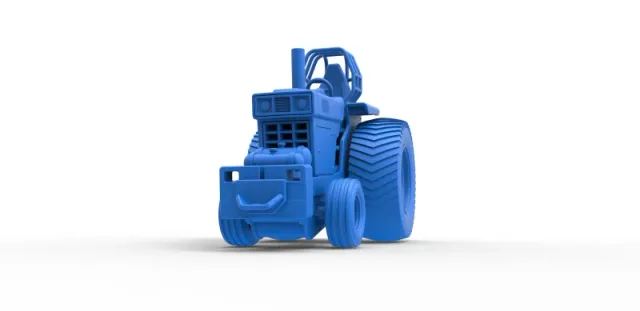Fun short Pro Stock Pulling Tractor Version 1 Scale 1:25 — Фото 15 из 31