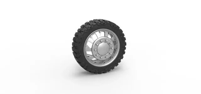 Diecast Front semi wheel for pickup Version 9 Scale 1:25 — Фото 12 из 12